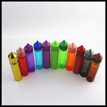 Colorful Chubby Gorilla Bottles 60ml With Childproof Tamper Cap And Long Thin Tip Dropper Bottles