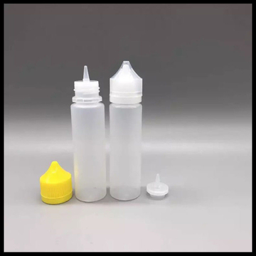 60ml PE Gorilla Bottles Chubby Unicorn Bottles With Childproof Tamper Cap And Needle Tip Dropper