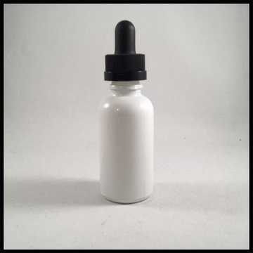 Milk White Glass Dropper Bottles 30ml With Childproof Cap And Glass Pipette Essential Oil Bottles