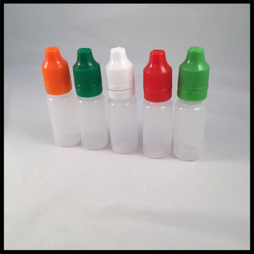 10ml Plastic PE Dropper Bottles With Childproof Tamper Cap And Long Thin Tip E Juice Liquid Bottle