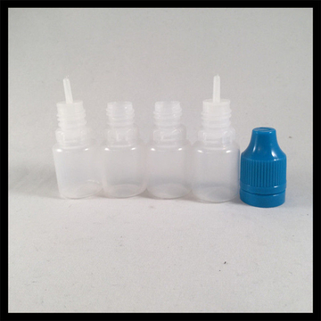 5ml PE Plastic Eye Dropper Bottles With Childproof Tamper Cap And Needle Tips E Liquid Bottles