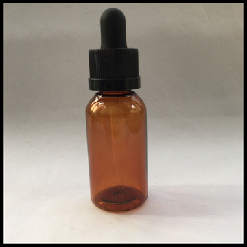30ml Amber Plastic Essential Oil Bottles With Childproof Cap And Glass Pipette For E Cig