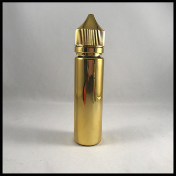 60ml Gold Chubby Gorilla Bottles With Childproof Tamper Caps And Long Thin Tip Dropper Bottles